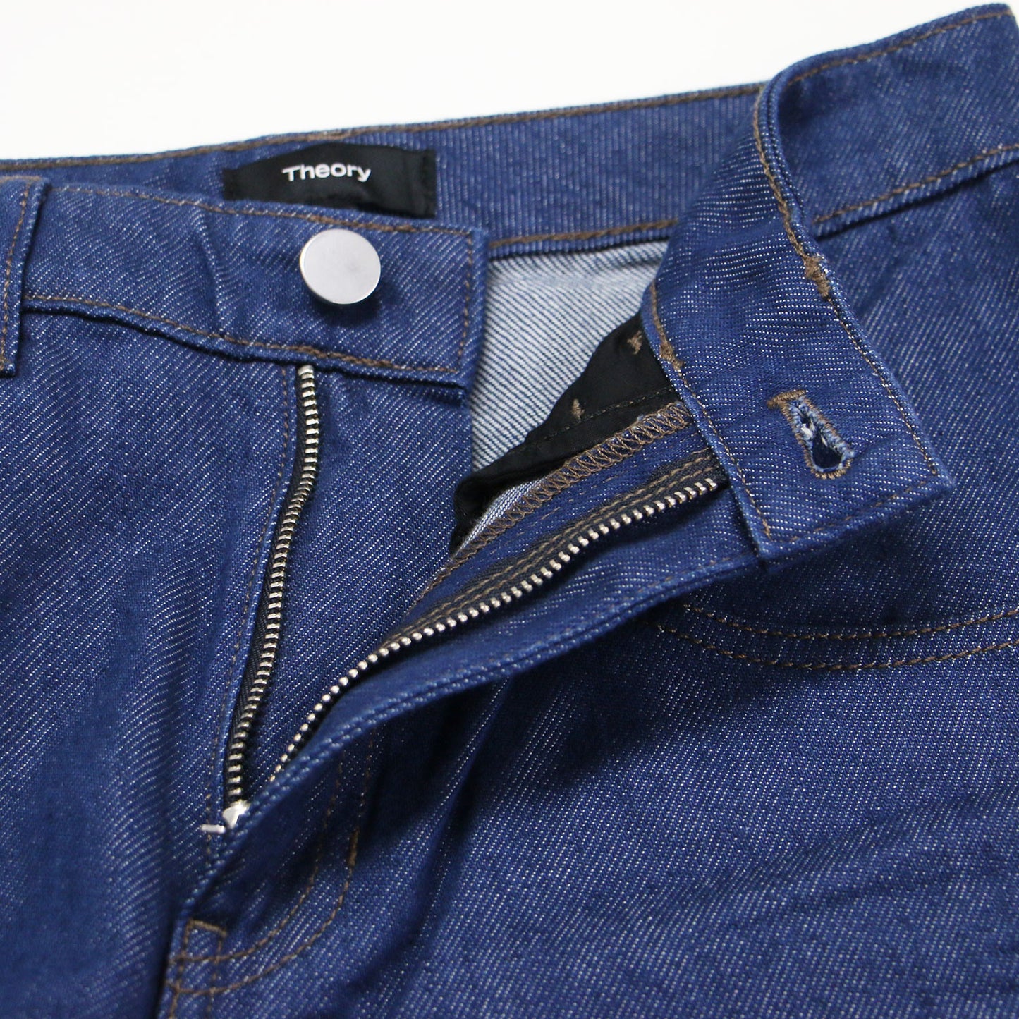 25秋冬 リラックス デニム Aラインパンツ / Relaxed Denim Aline Pant フルレングス ワイド サイドループ 折り返し コットン
