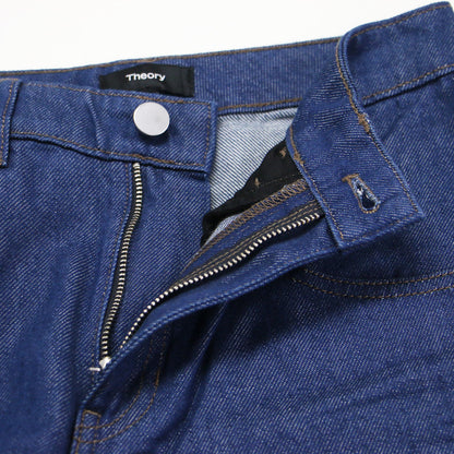 25秋冬 リラックス デニム Aラインパンツ / Relaxed Denim Aline Pant フルレングス ワイド サイドループ 折り返し コットン