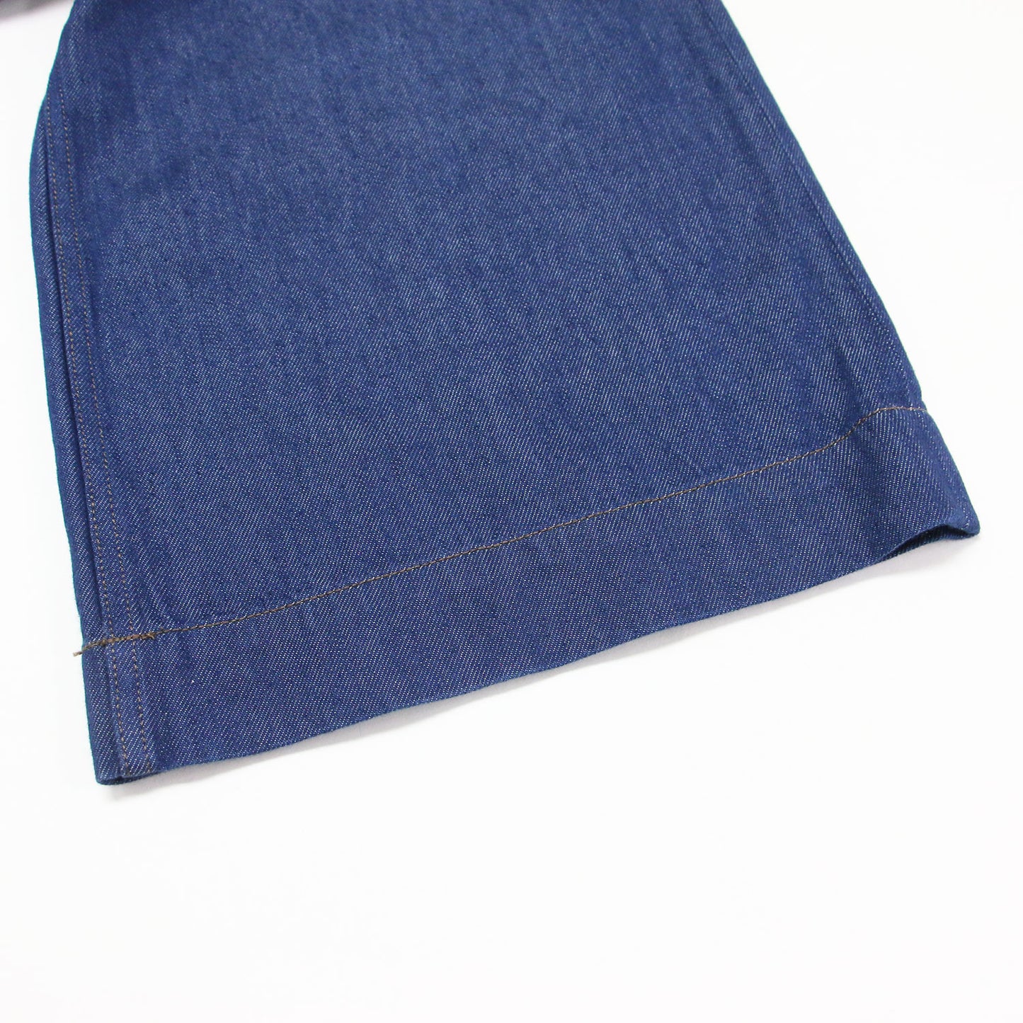 25秋冬 リラックス デニム Aラインパンツ / Relaxed Denim Aline Pant フルレングス ワイド サイドループ 折り返し コットン