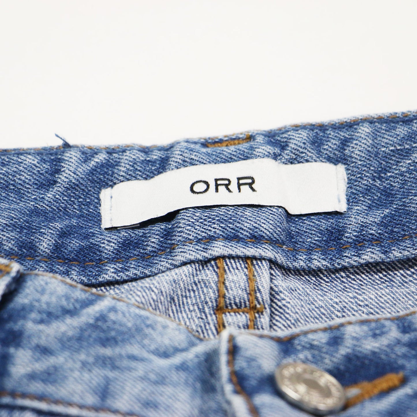 510 カーブド デニムパンツ / CURVED DENIM フルレングス ロング丈 バレル ワイド タック ウォッシュ加工 コットン