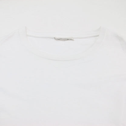 クルーネック Tシャツ / プルオーバー ミドル丈 半袖 ドロップショルダー コットン