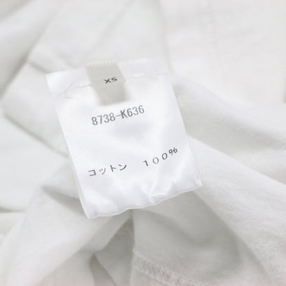 クルーネック Tシャツ / プルオーバー ミドル丈 半袖 ドロップショルダー コットン