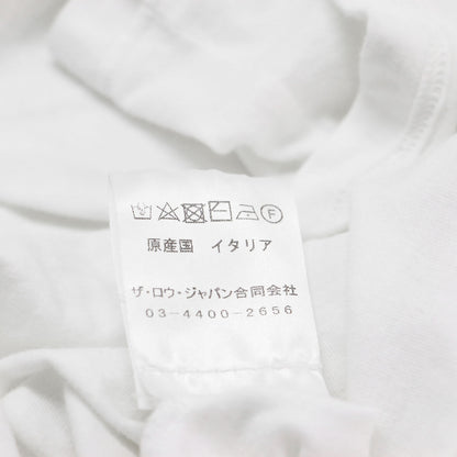 クルーネック Tシャツ / プルオーバー ミドル丈 半袖 ドロップショルダー コットン