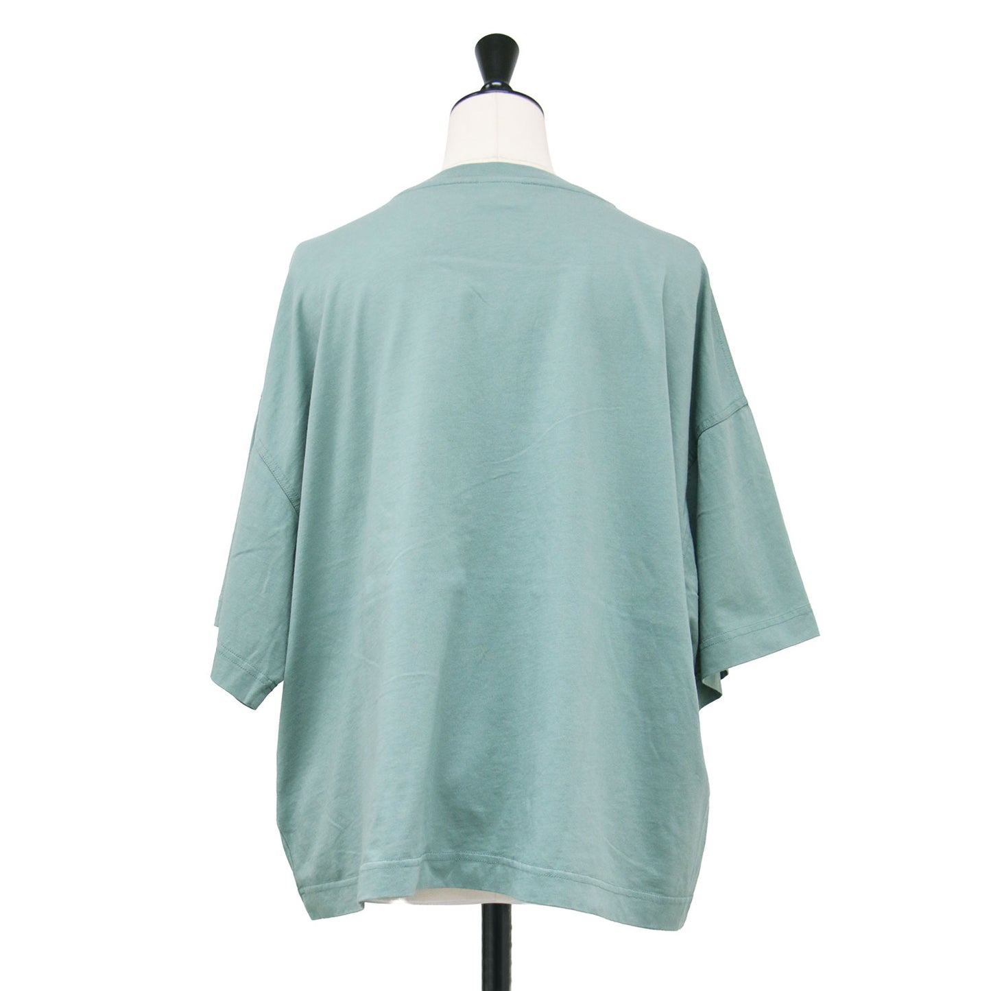 26春夏 キャットプリント 半袖 Tシャツ / カットソー クルーネック ワイド ドロップショルダー