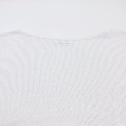 25春夏 LINO Sheer プルオーバー / ニット ボートネック 長袖 ドロップショルダー シアー 透け感 ローゲージ リネン ウォッシャブル