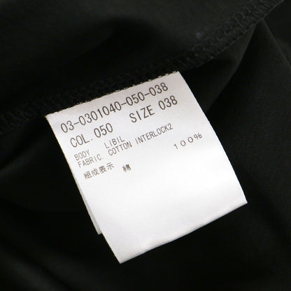 コットン フレンチスリーブ カットソー / COTTON INTERLOCK2 / LIBIL プルオーバー クルーネック スリット
