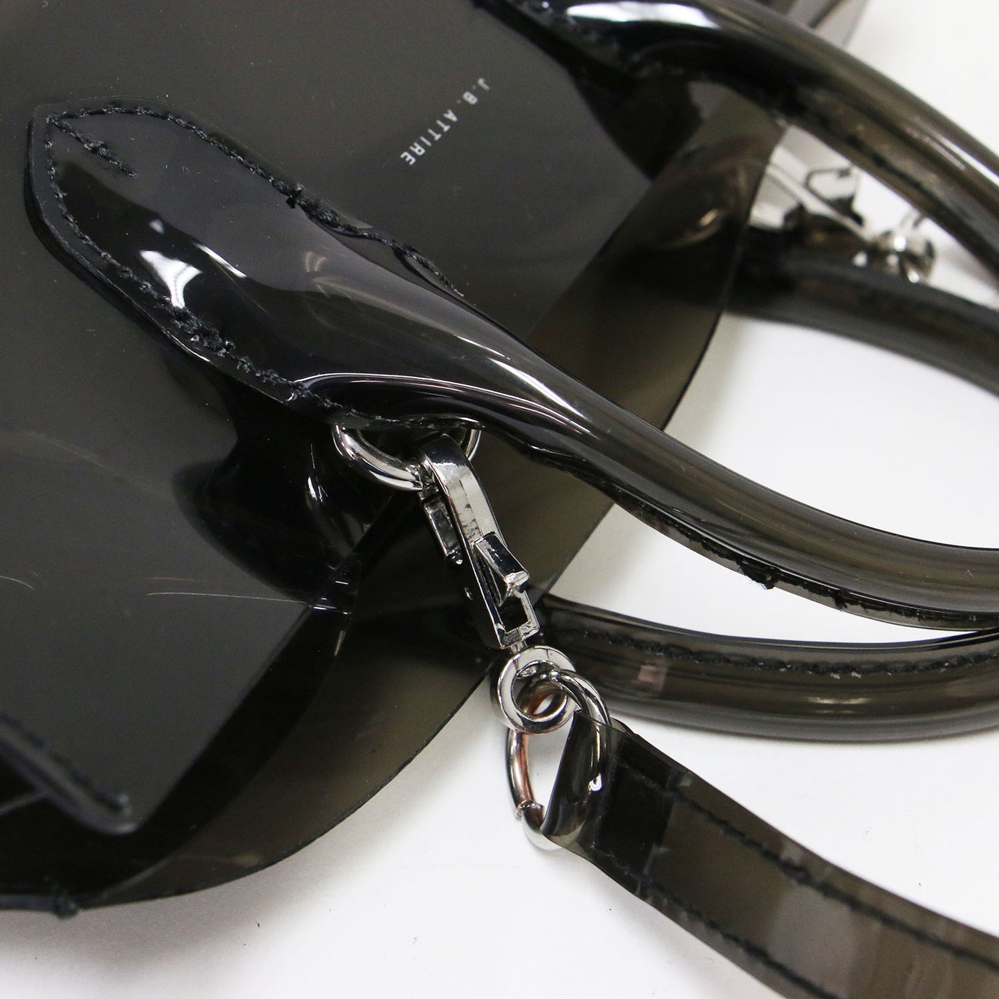 2WAY クリア パリスバッグ ミニ / ハンドバッグ ショルダー 肩掛け クロスボディ