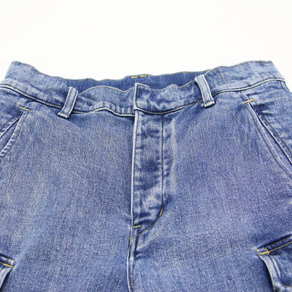 23春夏 5 1/2 カーゴ ライン デニム / CARGO-LINE DENIM フルレングス ボタンフライ ダブルニー コットン ウォッシャブル