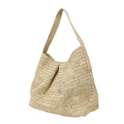 ラフィア タック ショルダーバッグ / Raffia TIFFANY Soulder トート 肩掛け かごバッグ