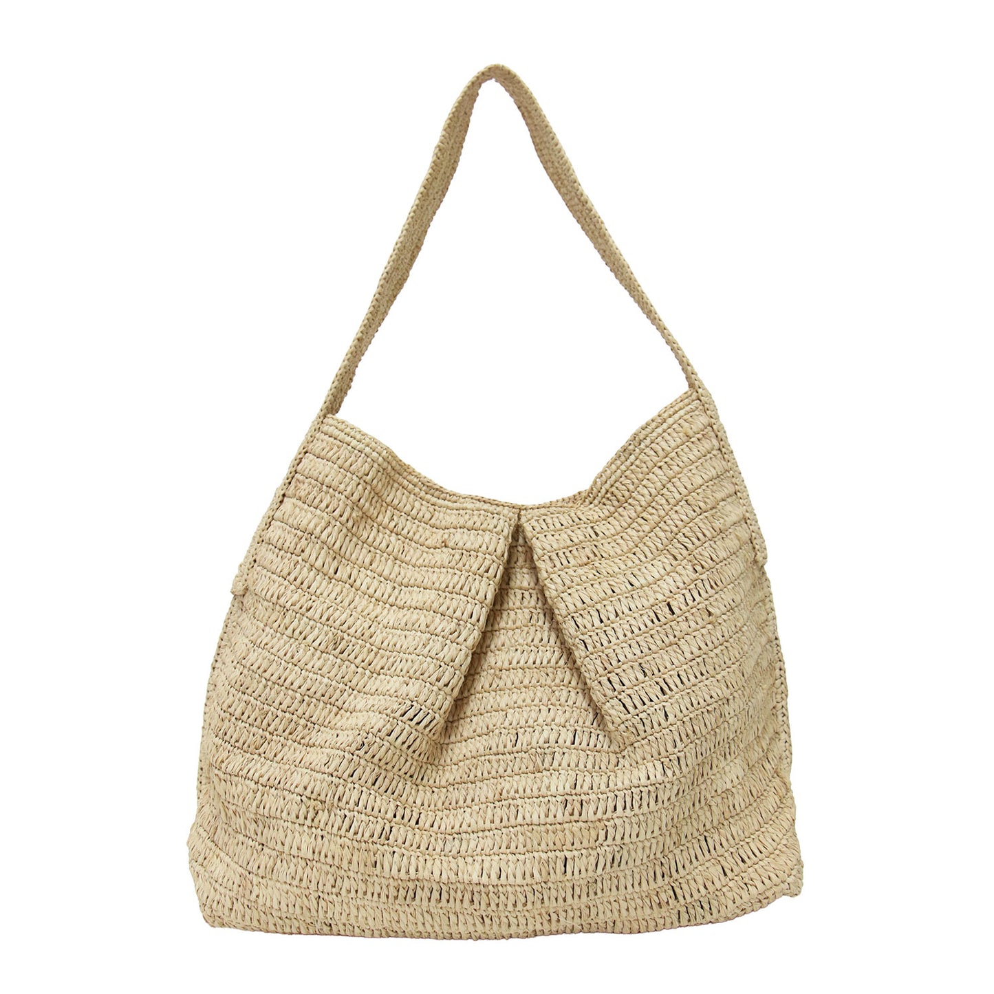 ラフィア タック ショルダーバッグ / Raffia TIFFANY Soulder トート 肩掛け かごバッグ
