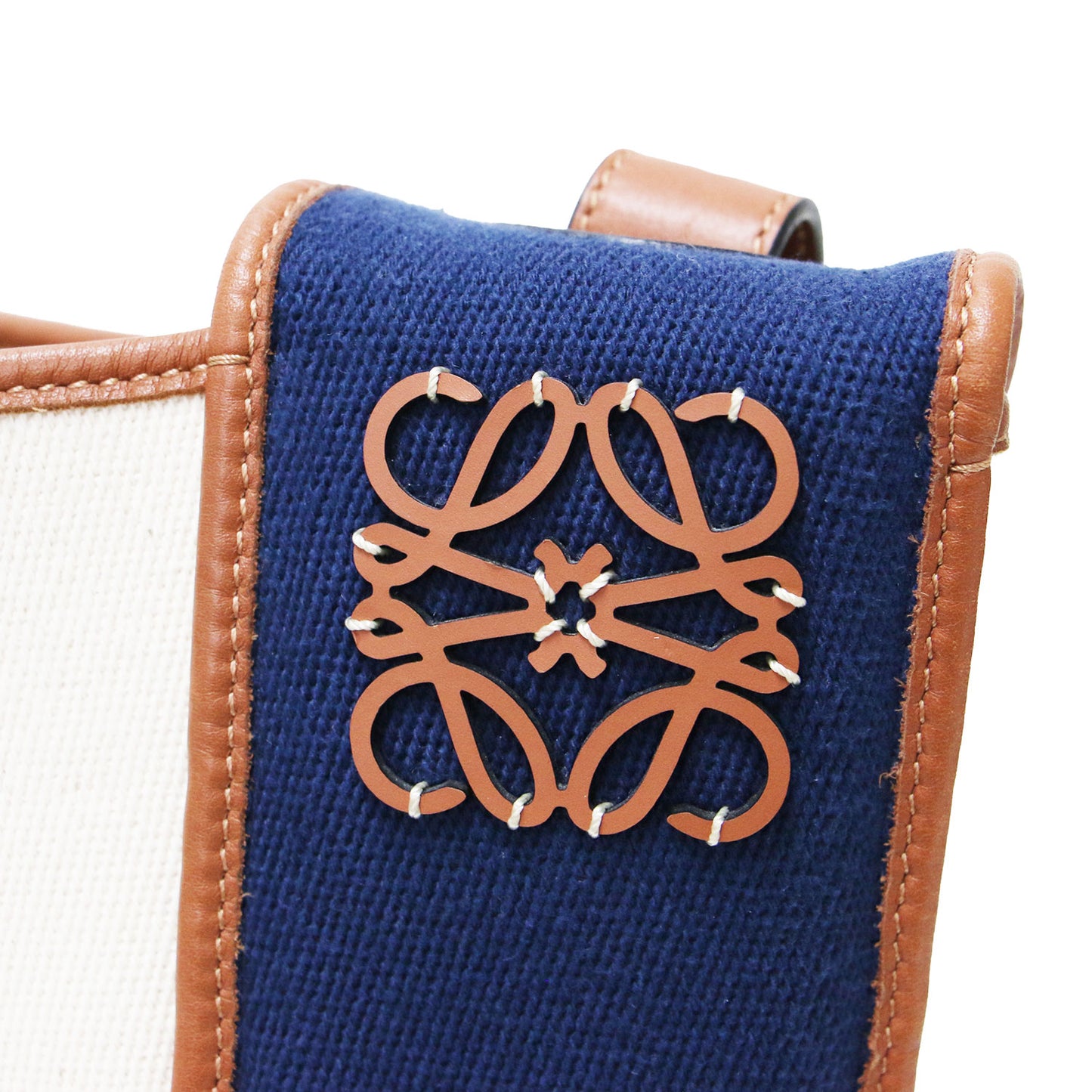 × Paulas Ibiza アナグラム ホーボーバッグ / トートバッグ バケツ型 ワンショルダー クロスボディ バイカラー キャンバス ブランドマーク レザー