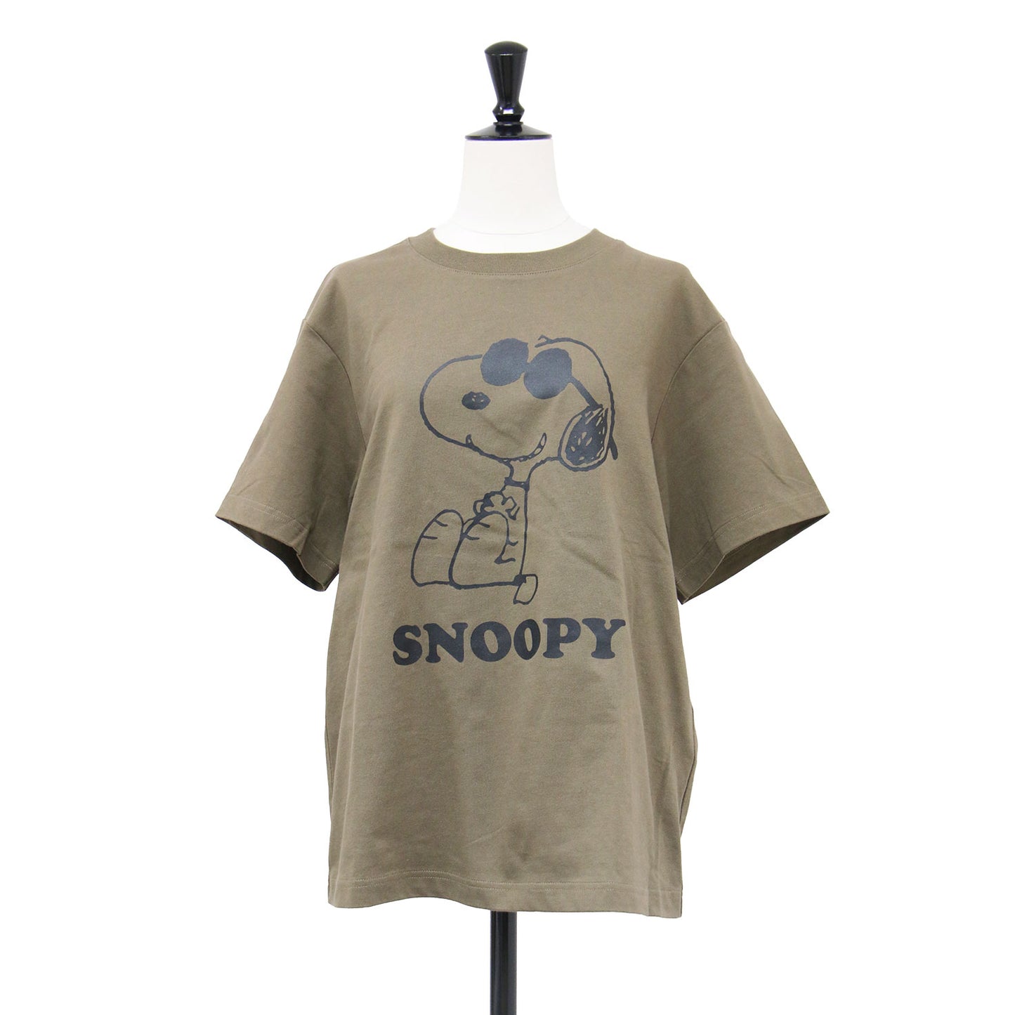 × PEANUTS プリントTシャツ / プルオーバー ラウンドネック 半袖 キャラクター ロゴ 刺繍 コットン ウォッシャブル
