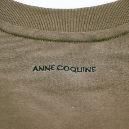 × PEANUTS プリントTシャツ / プルオーバー ラウンドネック 半袖 キャラクター ロゴ 刺繍 コットン ウォッシャブル