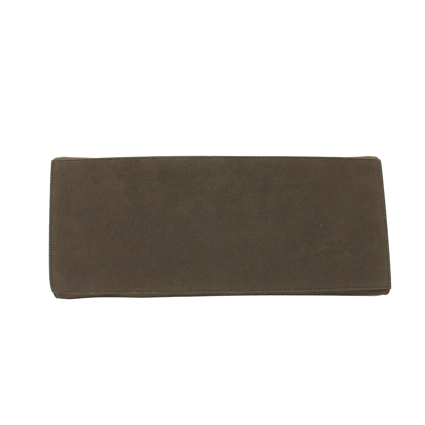 ブラン ラージ スエード チョコ ハンドバッグ / BLANC LARGE SUEDE CHOCO トートバッグ 台形 ショルダー ベルト ブランドロゴ 箔押し