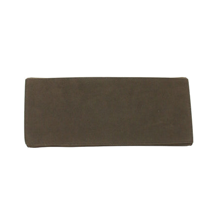 ブラン ラージ スエード チョコ ハンドバッグ / BLANC LARGE SUEDE CHOCO トートバッグ 台形 ショルダー ベルト ブランドロゴ 箔押し