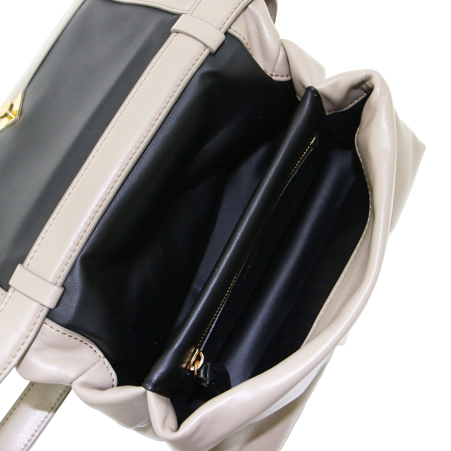 プリズマ バッグ スモール / PRISMA BAG SMALL ポシェット スクエア型 ショルダー クロスボディ 2WAY ブランドロゴ 箔押し レザー