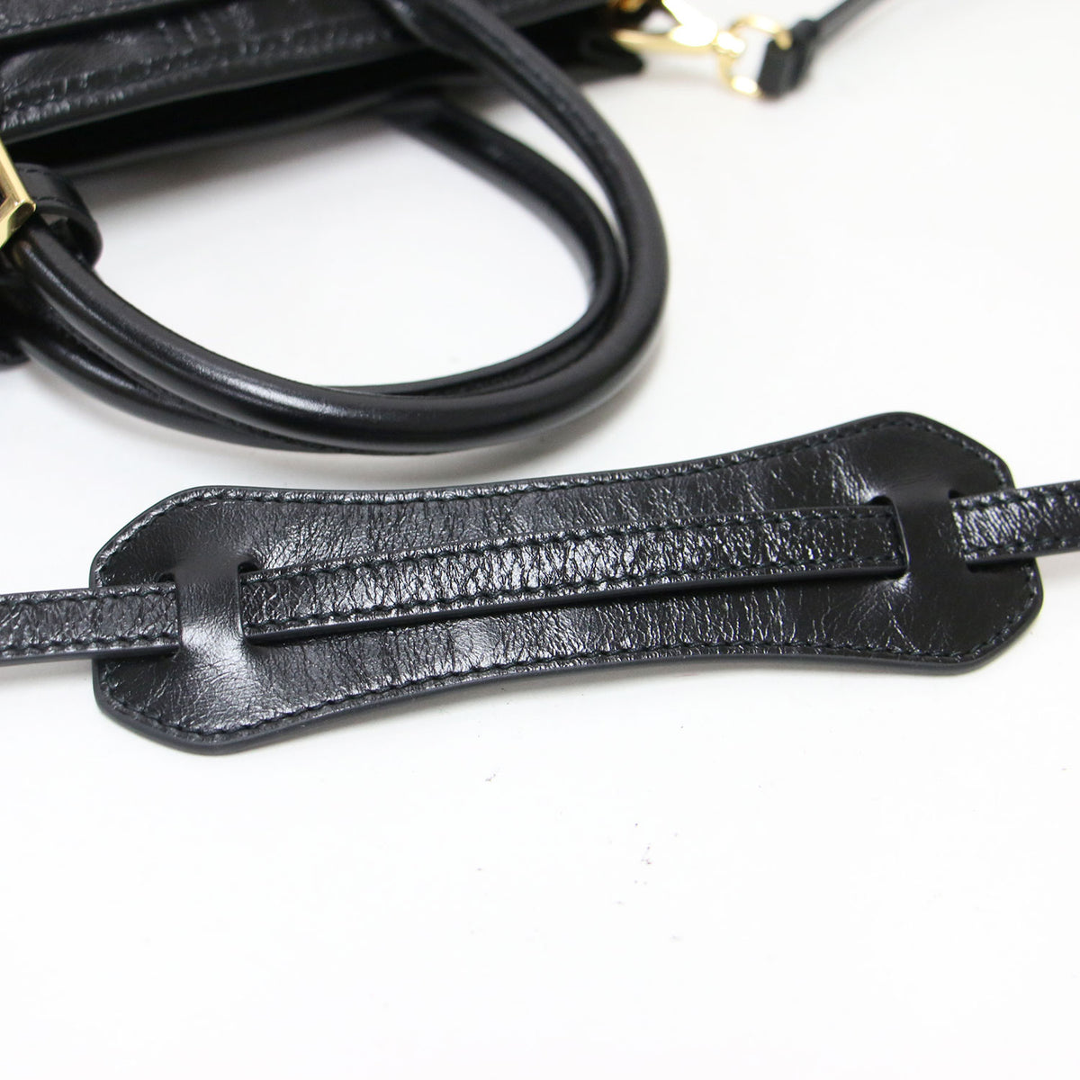 ボニー ミニ 2WAY ミニハンドバッグ / 1BA486 / ショルダーバッグ トライアングルロゴ ゴールド金具