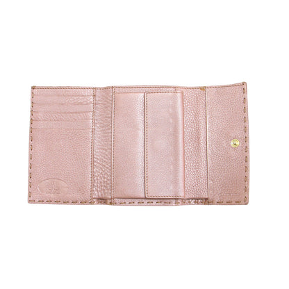 セレリア レザー ミニ ウォレット / selleria 三つ折り財布 ステッチ
