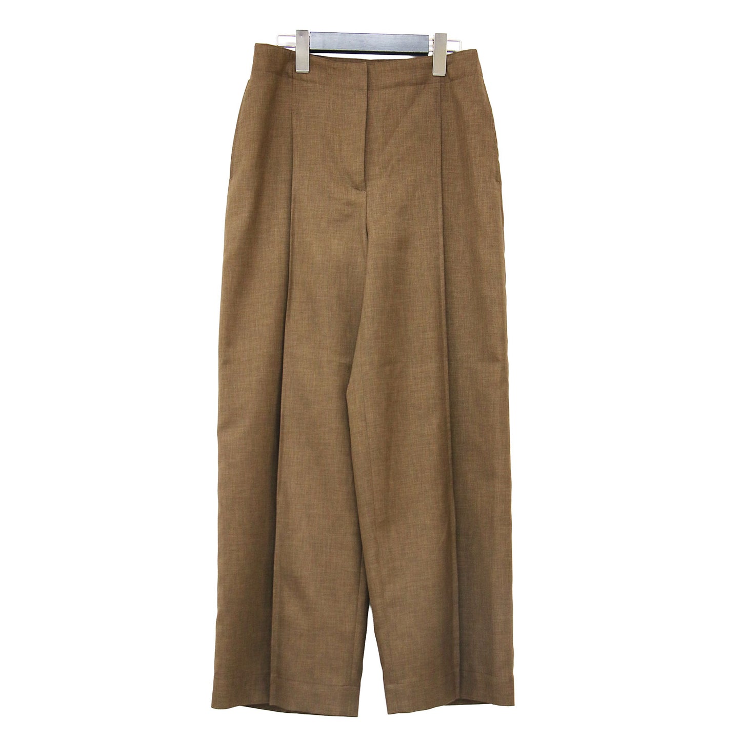 25春夏 センタープレス ワイドパンツ / City Twill Deep Pleated Pant ストレート タック プリーツ
