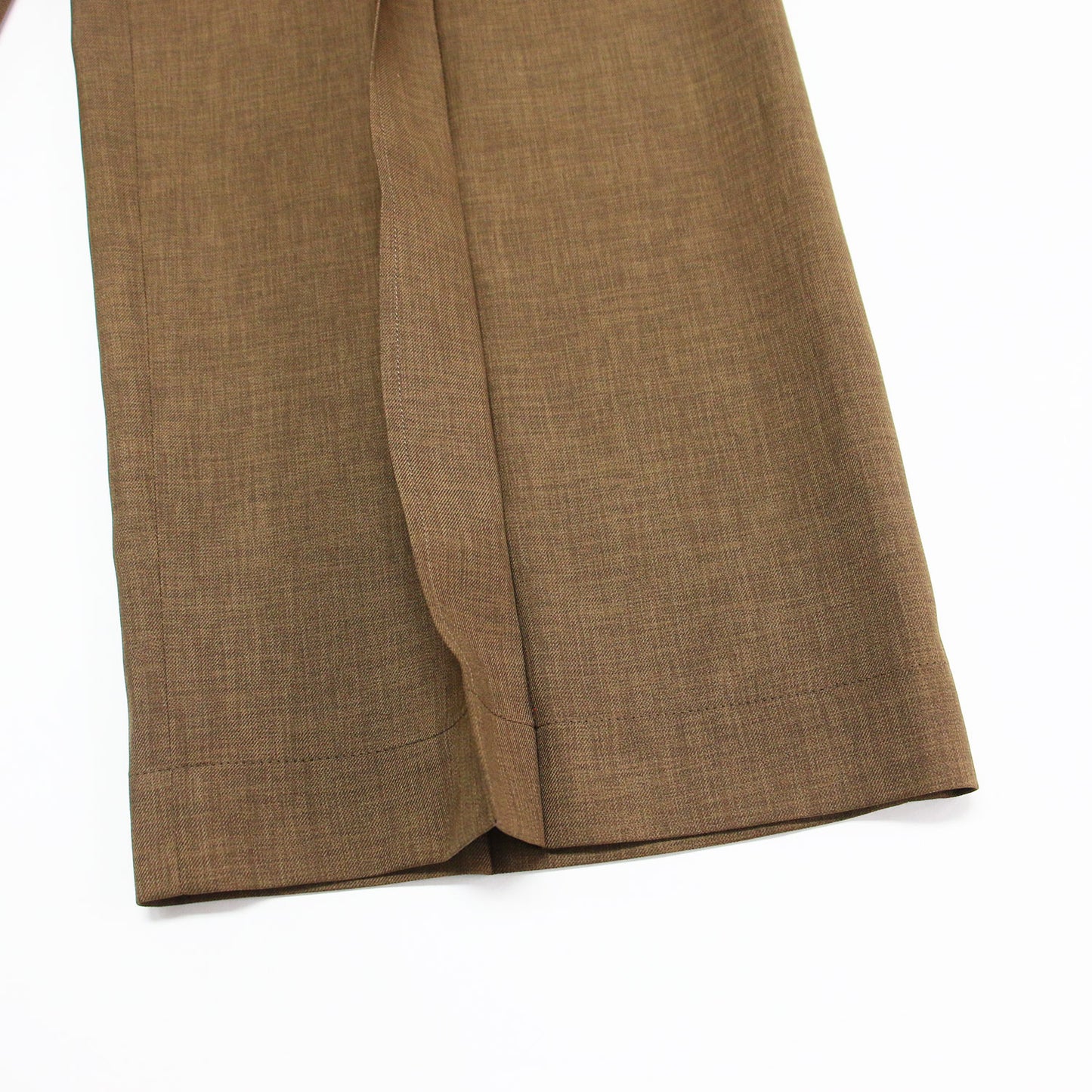 25春夏 センタープレス ワイドパンツ / City Twill Deep Pleated Pant ストレート タック プリーツ