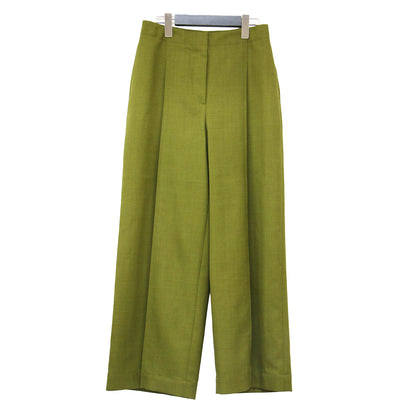 25春夏 センタープレス ワイドパンツ / City Twill Deep Pleated Pant ストレート タック プリーツ