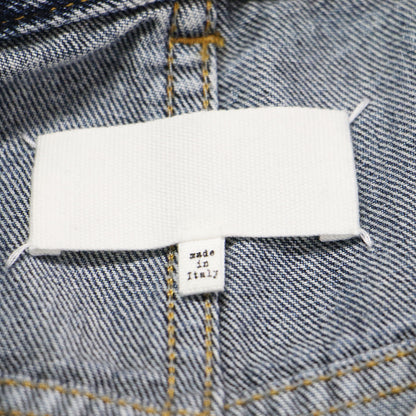 ベルテッドデニムパンツ / Belted Denim Pants フルレングス テーパード ベルト付き コットン ウォッシャブル