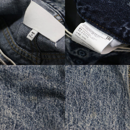ベルテッドデニムパンツ / Belted Denim Pants フルレングス テーパード ベルト付き コットン ウォッシャブル