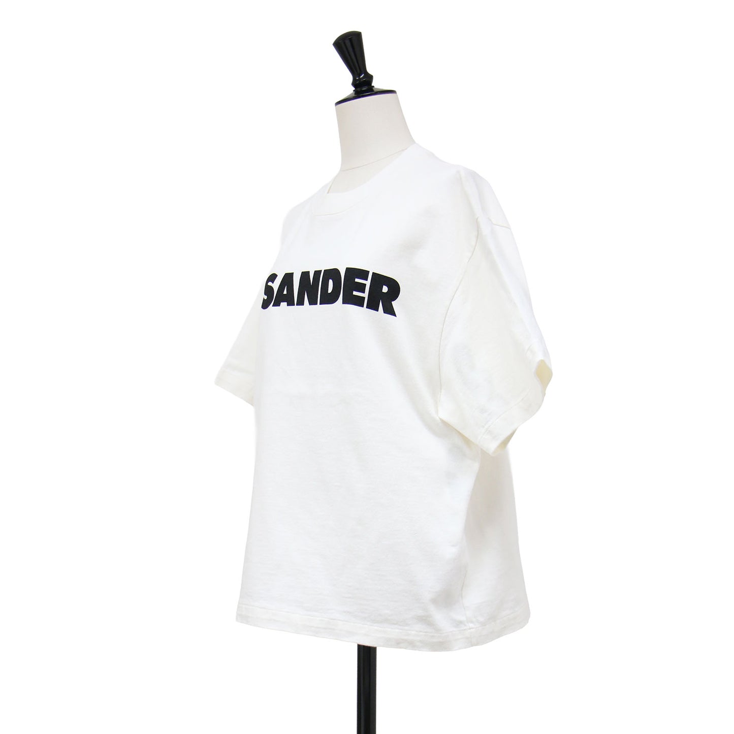 ロゴプリント Tシャツ / プルオーバー ラウンドネック 半袖 ドロップショルダー ブランドロゴ コットン ウォッシャブル