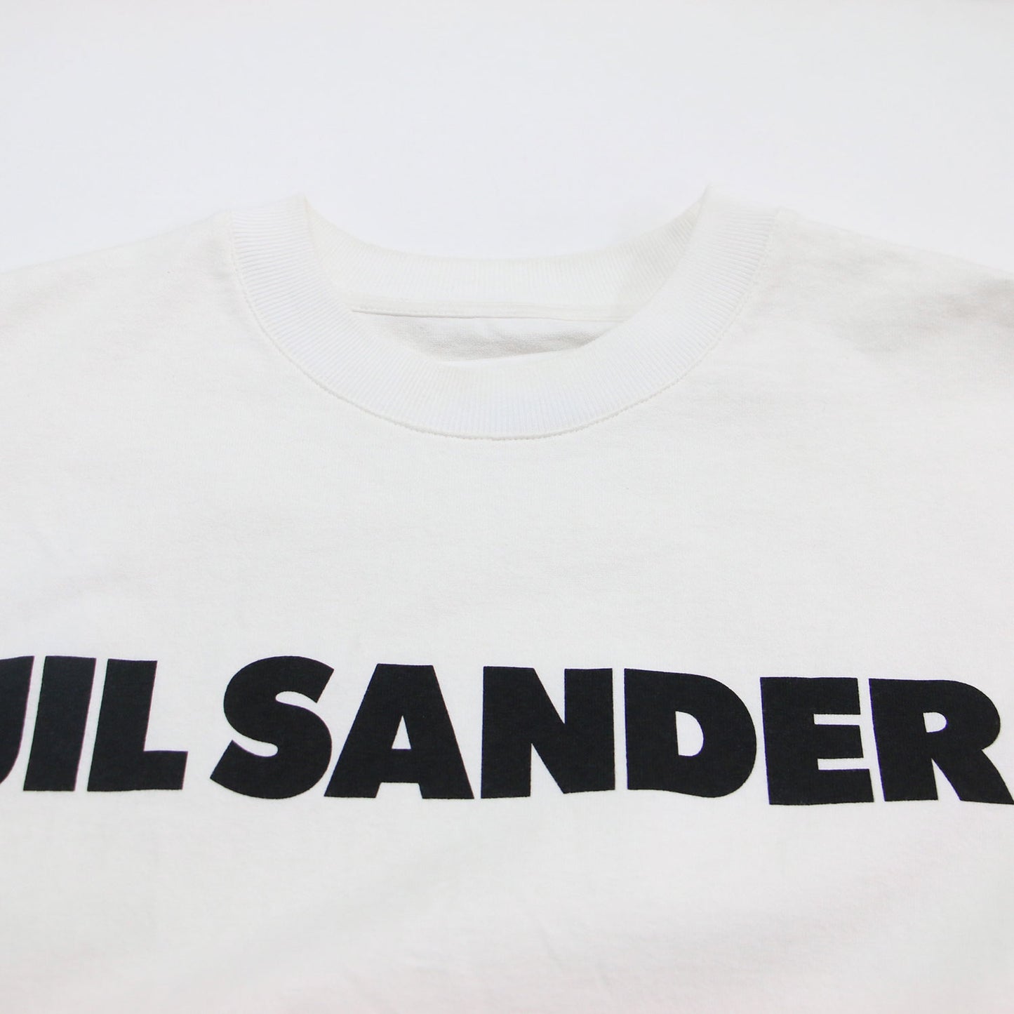 ロゴプリント Tシャツ / プルオーバー ラウンドネック 半袖 ドロップショルダー ブランドロゴ コットン ウォッシャブル