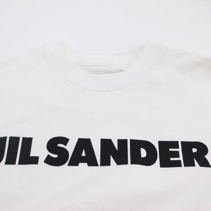 ロゴプリント Tシャツ / プルオーバー ラウンドネック 半袖 ドロップショルダー ブランドロゴ コットン ウォッシャブル