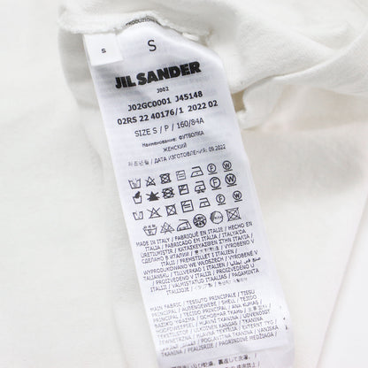 ロゴプリント Tシャツ / プルオーバー ラウンドネック 半袖 ドロップショルダー ブランドロゴ コットン ウォッシャブル
