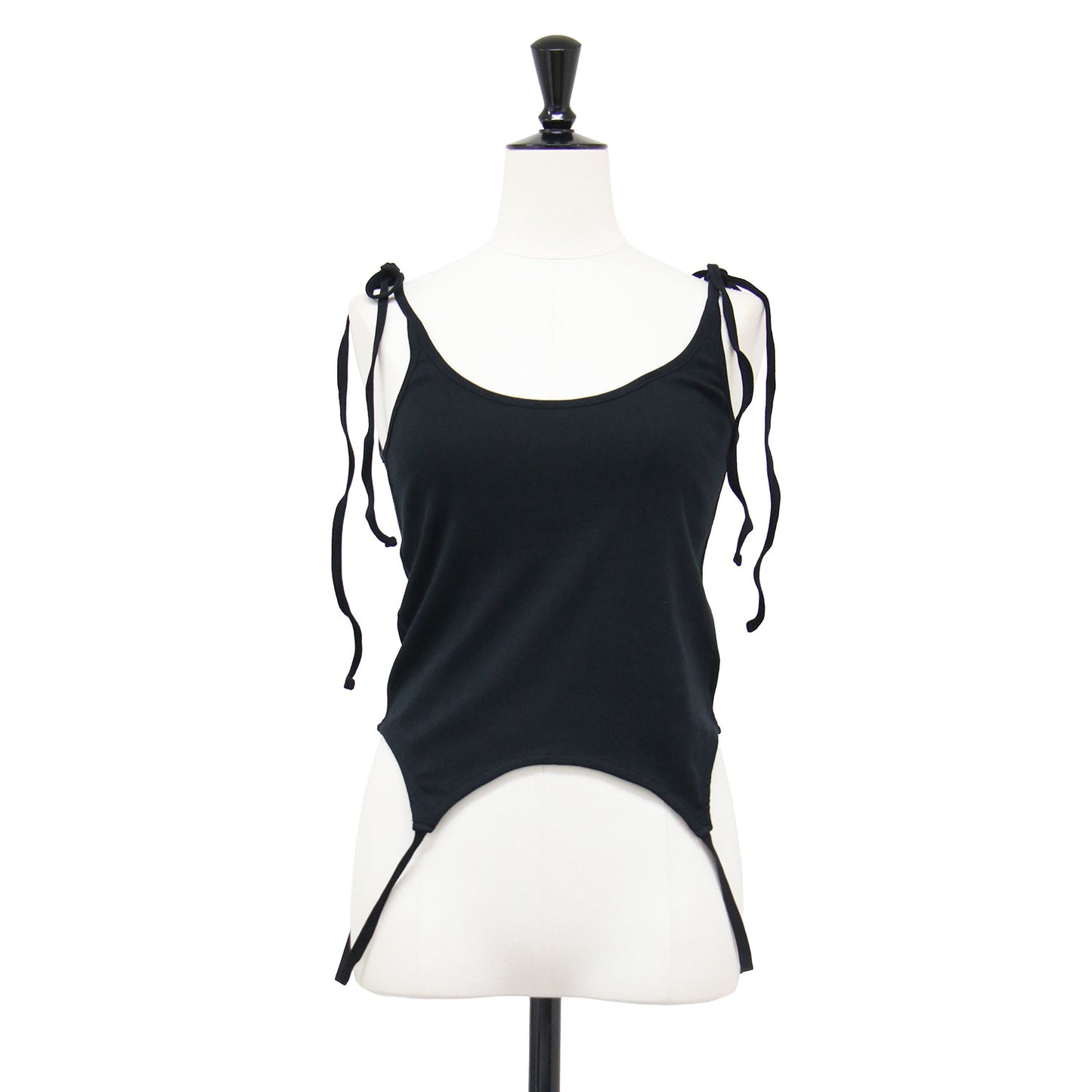 26春夏 コットン アップダウン リボン キャミソール / cotton updown ribbon cami カットソー 3WAY