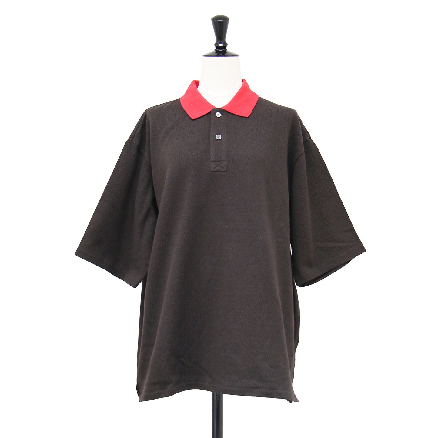 26春夏 コットンピケ ショートスリーブ ポロシャツ / COTTON PIQUE S/S POLO SHIRT	半袖 バイカラー ニット