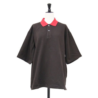 26春夏 コットンピケ ショートスリーブ ポロシャツ / COTTON PIQUE S/S POLO SHIRT	半袖 バイカラー ニット
