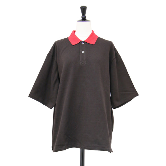 26春夏 コットンピケ ショートスリーブ ポロシャツ / COTTON PIQUE S/S POLO SHIRT	半袖 バイカラー ニット