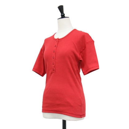 26春夏 コットン リブ ヘンリーネック ショートスリーブ プルオーバー / COTTON RIB HENRY NECK SHORT SLEEVE PULLOVER カットソー Tシャツ 半袖