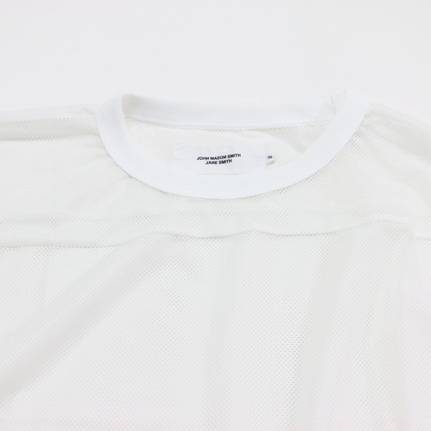 25春夏 ポリエステル メッシュ フットボール シャツ / POLYESTER MESH FOOTBALL SHIRT カットソー 半袖 クルーネック ライン