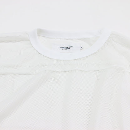 25春夏 ポリエステル メッシュ フットボール シャツ / POLYESTER MESH FOOTBALL SHIRT カットソー 半袖 クルーネック ライン