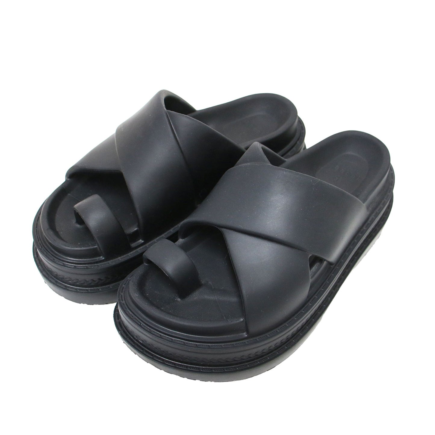26春夏 フォーム ボリュームソール サンダル / Foam Multiple Sole Sandals 厚底 ベルト EVA