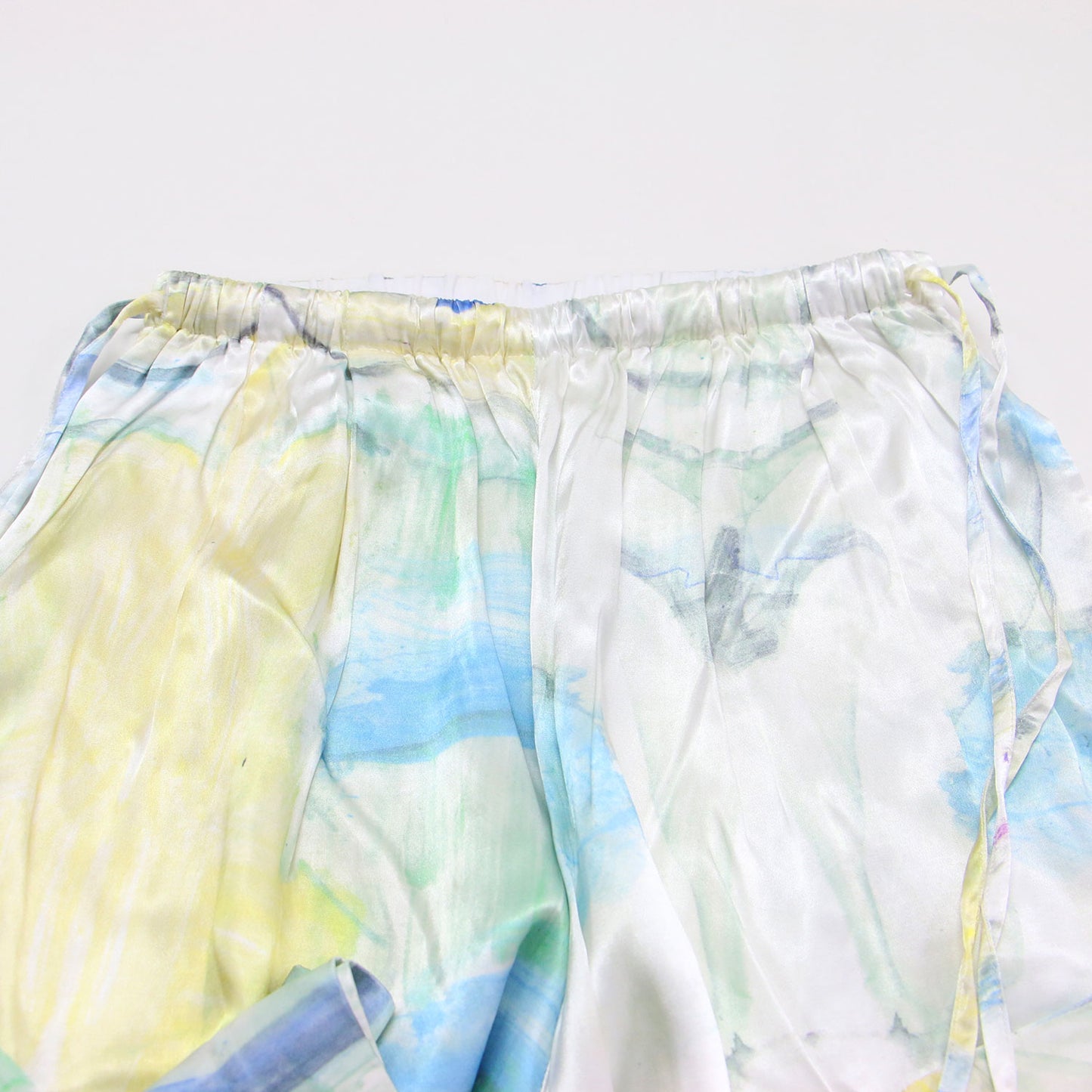 26春夏 ドローストリング ワイド パンツ 300JS231-1501 / DRAWSTRING WIDE-PANTS イージーパンツ 総柄 プリント