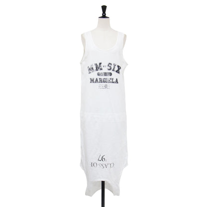 カレッジロゴ タンクトップ ワンピース / Midi Dress S52DD0076 M20050 ロング 3WAY コットン