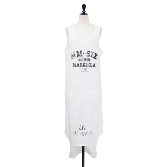 カレッジロゴ タンクトップ ワンピース / Midi Dress S52DD0076 M20050 ロング 3WAY コットン