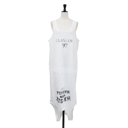 カレッジロゴ タンクトップ ワンピース / Midi Dress S52DD0076 M20050 ロング 3WAY コットン