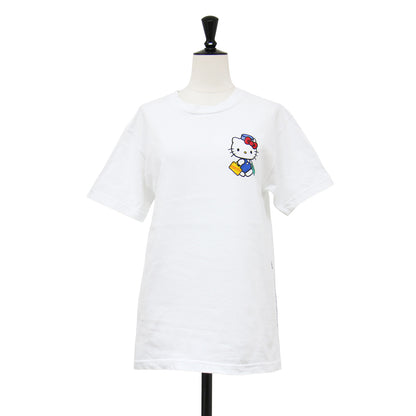× HELLO KITTY 26春夏 プリント 半袖 Tシャツ / カットソー ハーフスリーブ クルーネック コットン