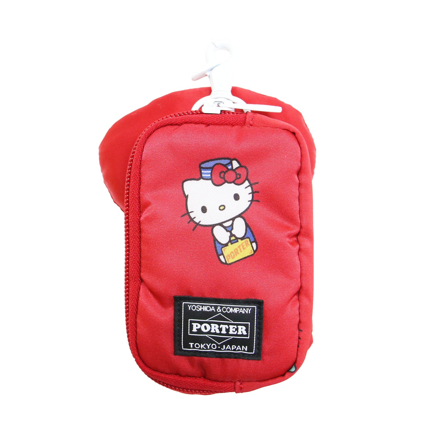 26春夏 HELLO KITTY MULTI POUCH 386-26907 / ハローキティ マルチ ポーチ リボンモチーフ プリント