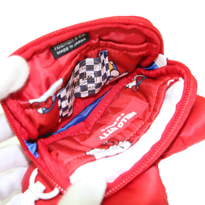 26春夏 HELLO KITTY MULTI POUCH 386-26907 / ハローキティ マルチ ポーチ リボンモチーフ プリント