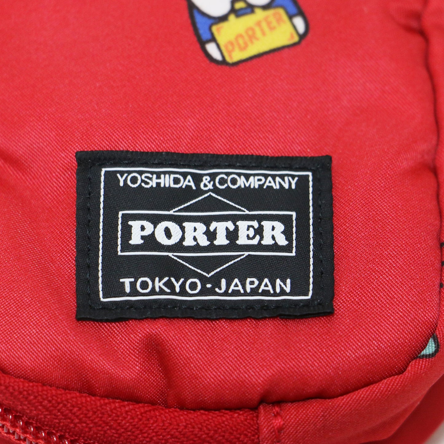 26春夏 HELLO KITTY MULTI POUCH 386-26907 / ハローキティ マルチ ポーチ リボンモチーフ プリント