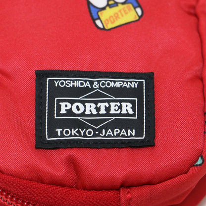26春夏 HELLO KITTY MULTI POUCH 386-26907 / ハローキティ マルチ ポーチ リボンモチーフ プリント