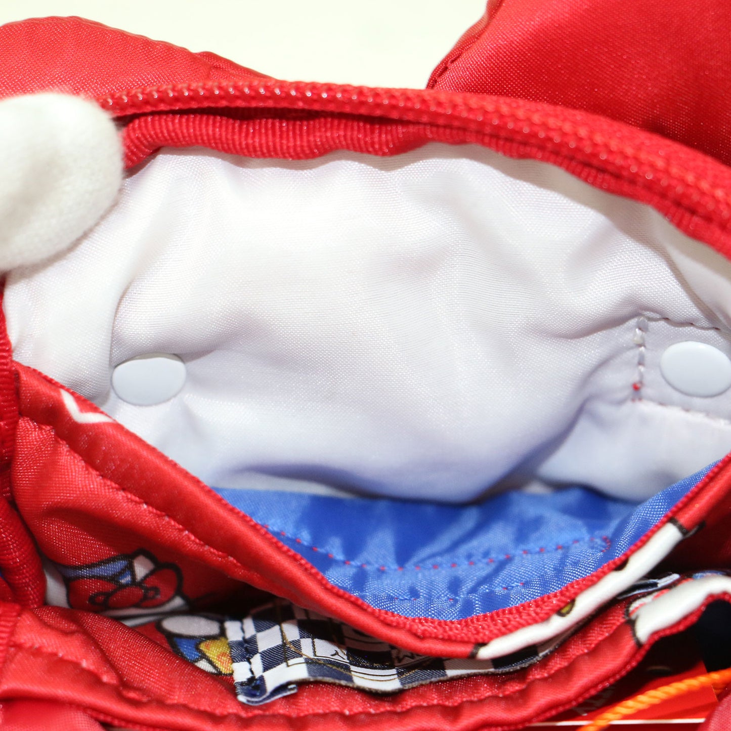 26春夏 HELLO KITTY MULTI POUCH 386-26907 / ハローキティ マルチ ポーチ リボンモチーフ プリント