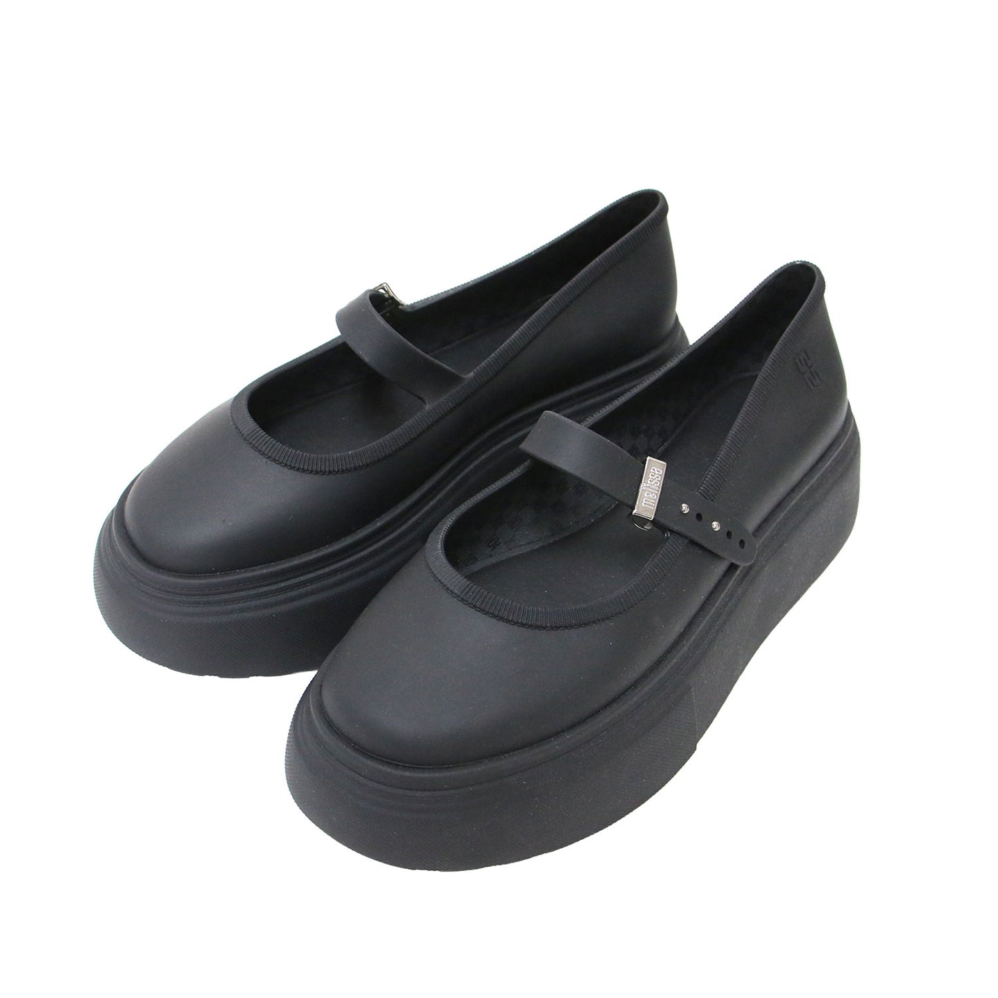 25秋冬 ソフト プラットフォーム バレエシューズ / SOFT BALLERINA PLATFORM パンプス 厚底 ストラップ PVC